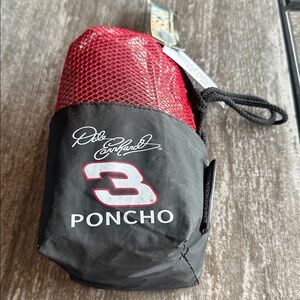 Dale Earnhardt poncho Rain